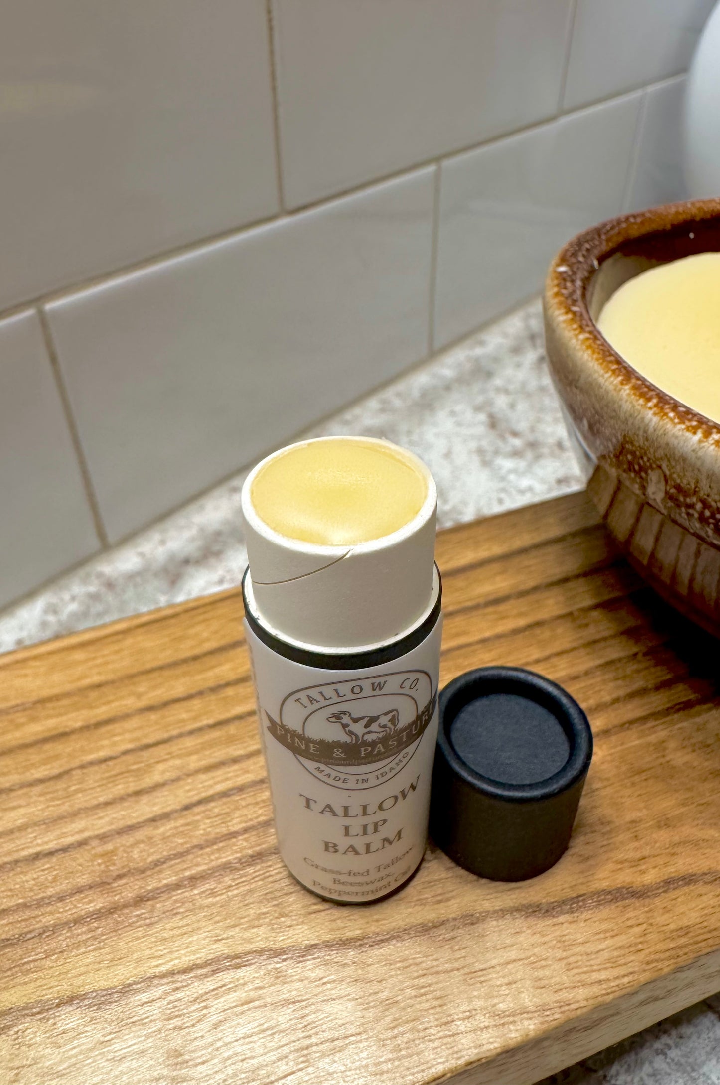Grass-fed Tallow Peppermint Lip Balm
