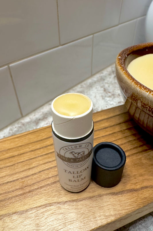 Grass-fed Tallow Peppermint Lip Balm